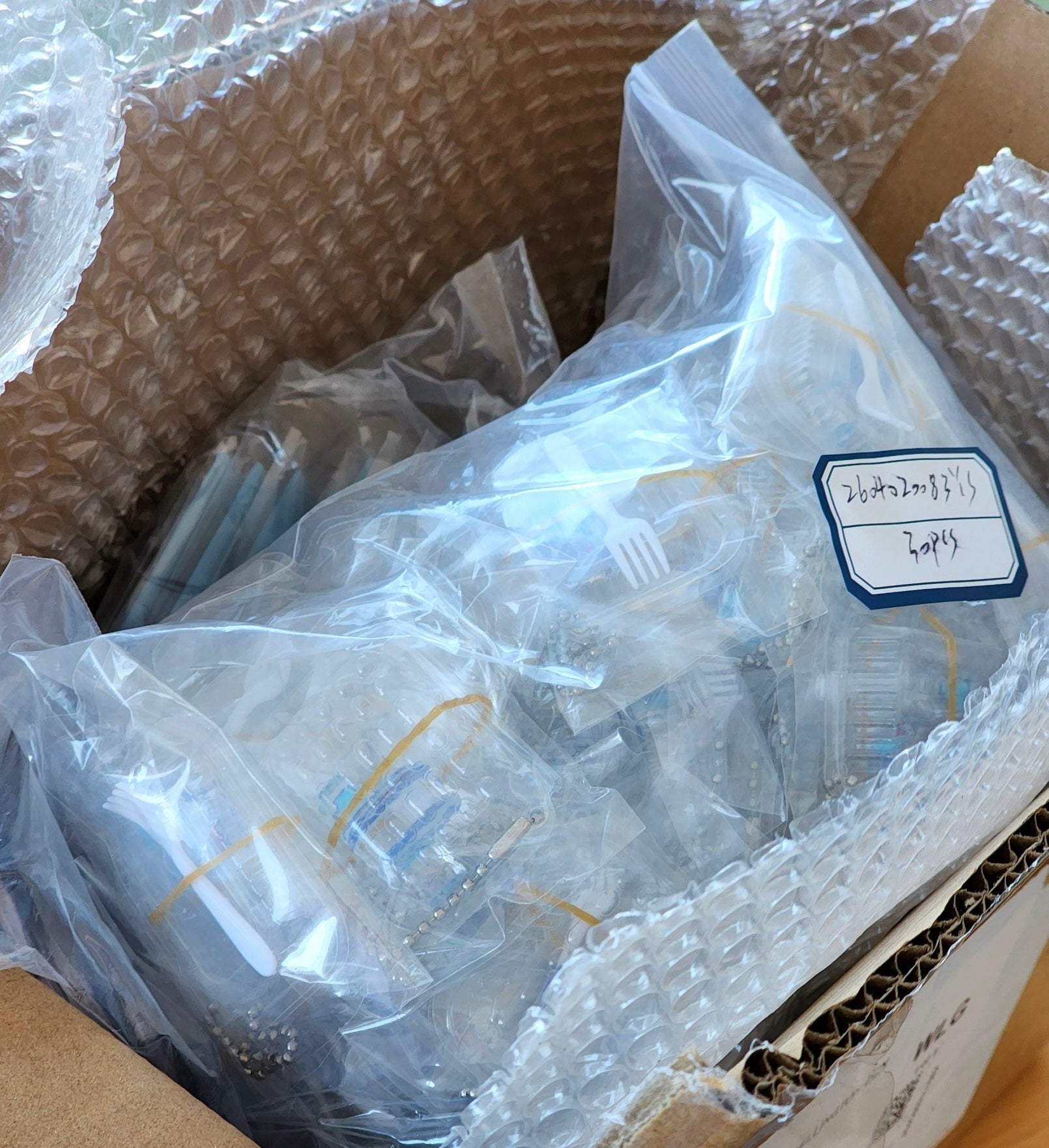 Delayed items have arrived!