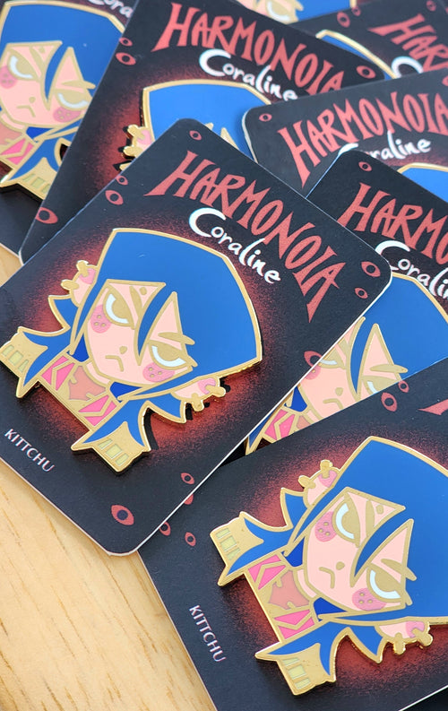 Coraline Enamel Pin