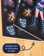 B-Grade Sticker Sheets Kittchu