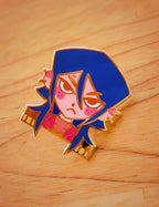 Coraline Enamel Pin Kittchu