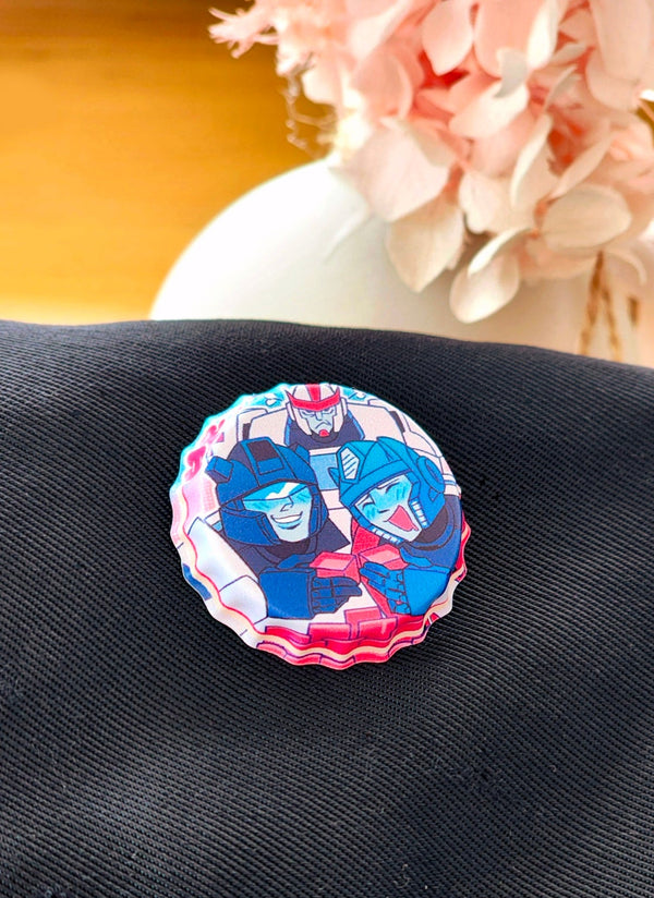 High Grade Bottlecap Pin Kittchu