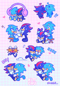 Sonadow Valentines Sticker Sheet Kittchu