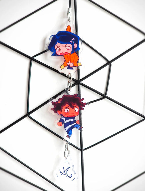 Coraline & Wybie Phone Charm Kittchu