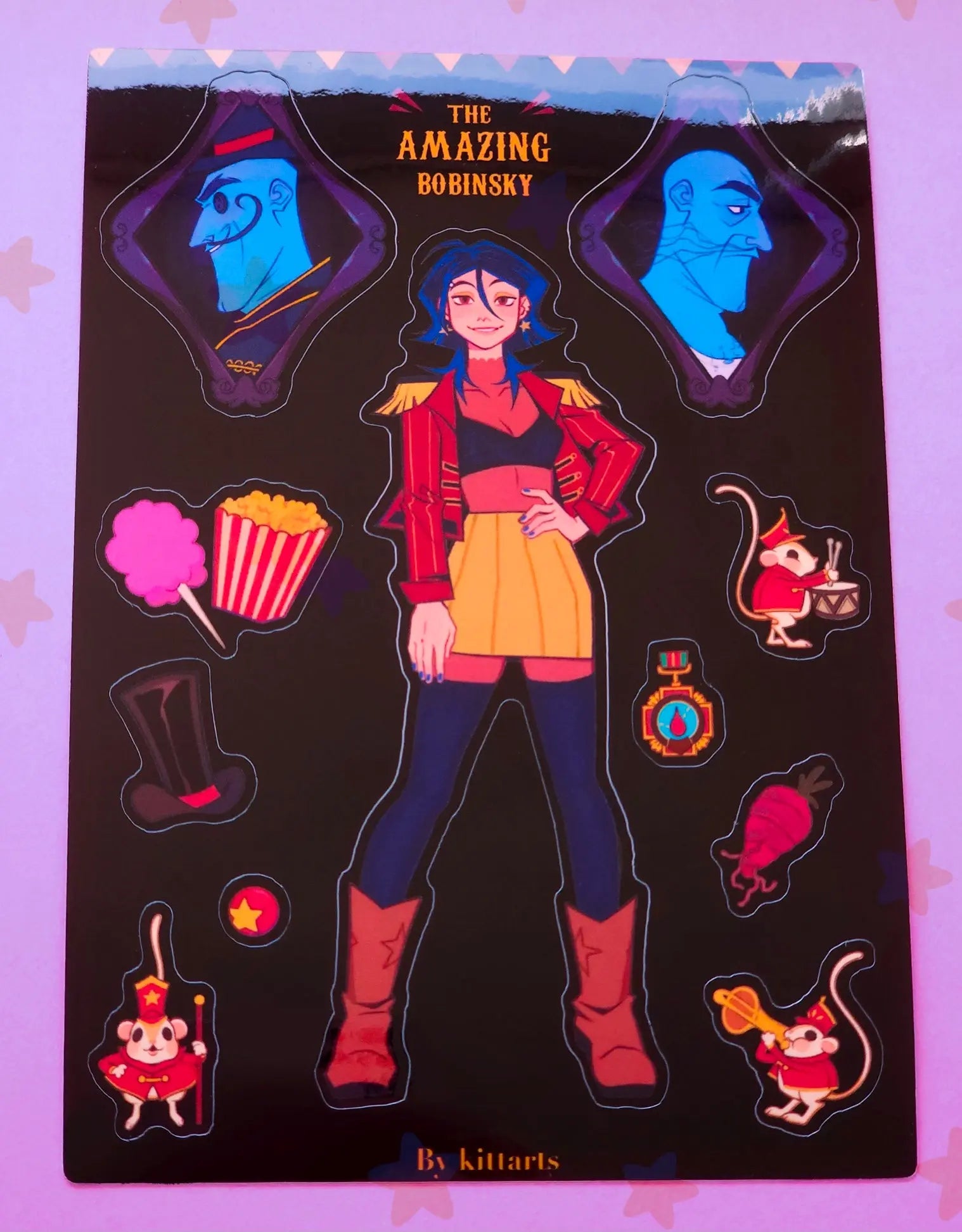Coraline Fashion Sticker Sheets Kittchu